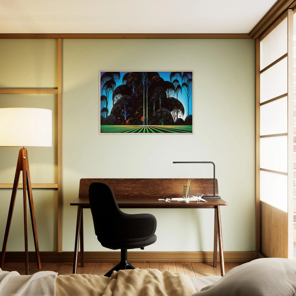 Forest Bouquet Framed Poster | Eyvind Earle Framed Prints Wall Art | Eyvind Earle Prints