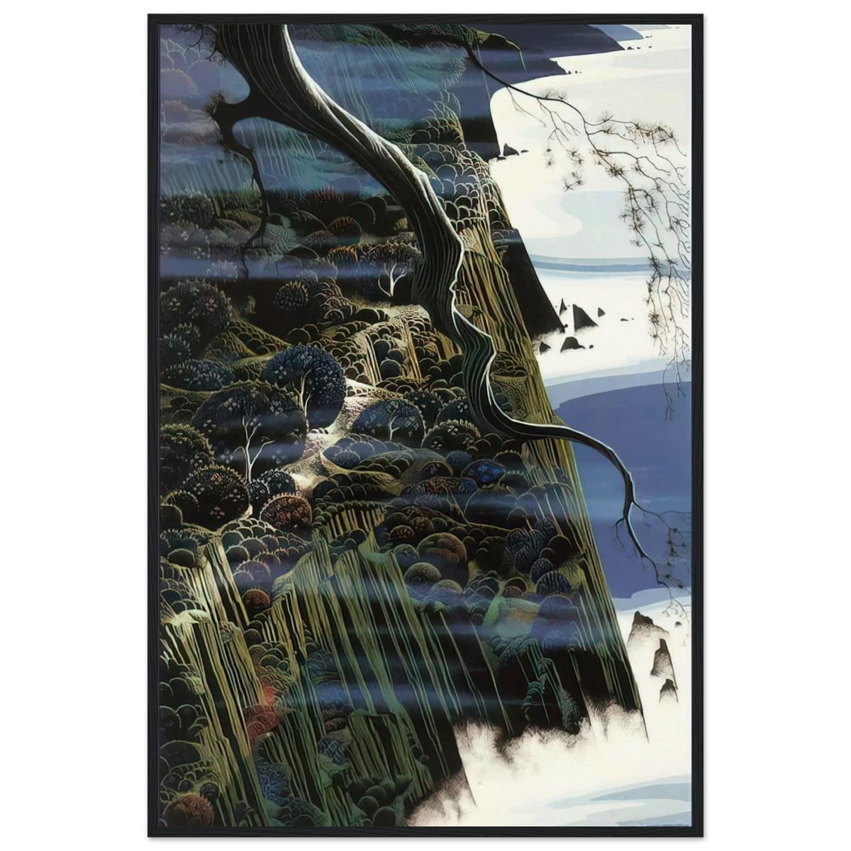 From Out of the Sea Framed Poster | Eyvind Earle Framed Prints Wall Art | Eyvind Earle Prints