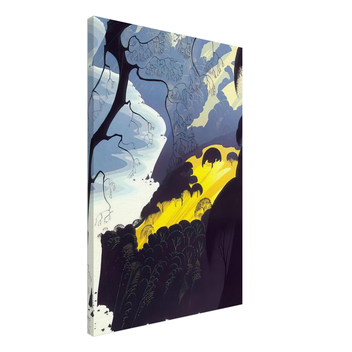 Carmel Highlands Canvas | Eyvind Earle Canvas | Eyvind Earle Prints