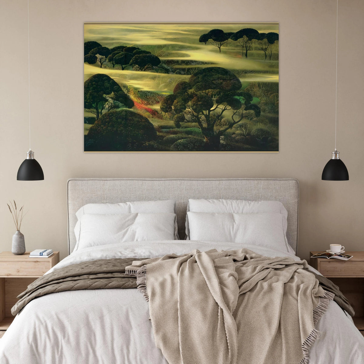 Forest in Fog Poster | Eyvind Earle Poster | Eyvind Earle Prints