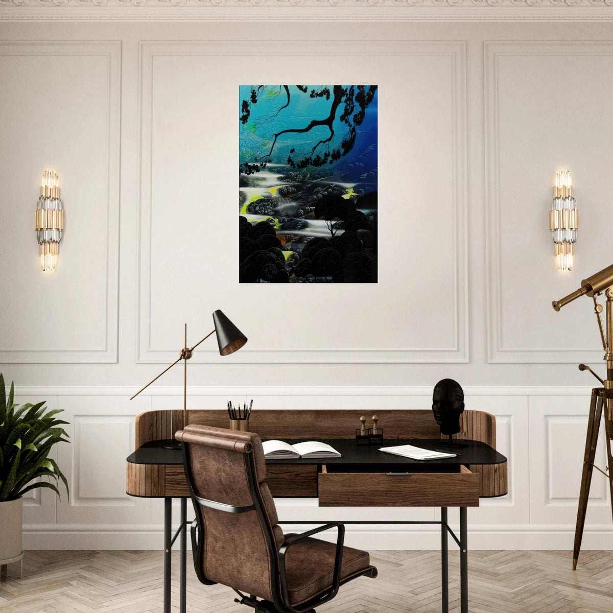 Days End Canvas | Eyvind Earle Canvas | Eyvind Earle Prints