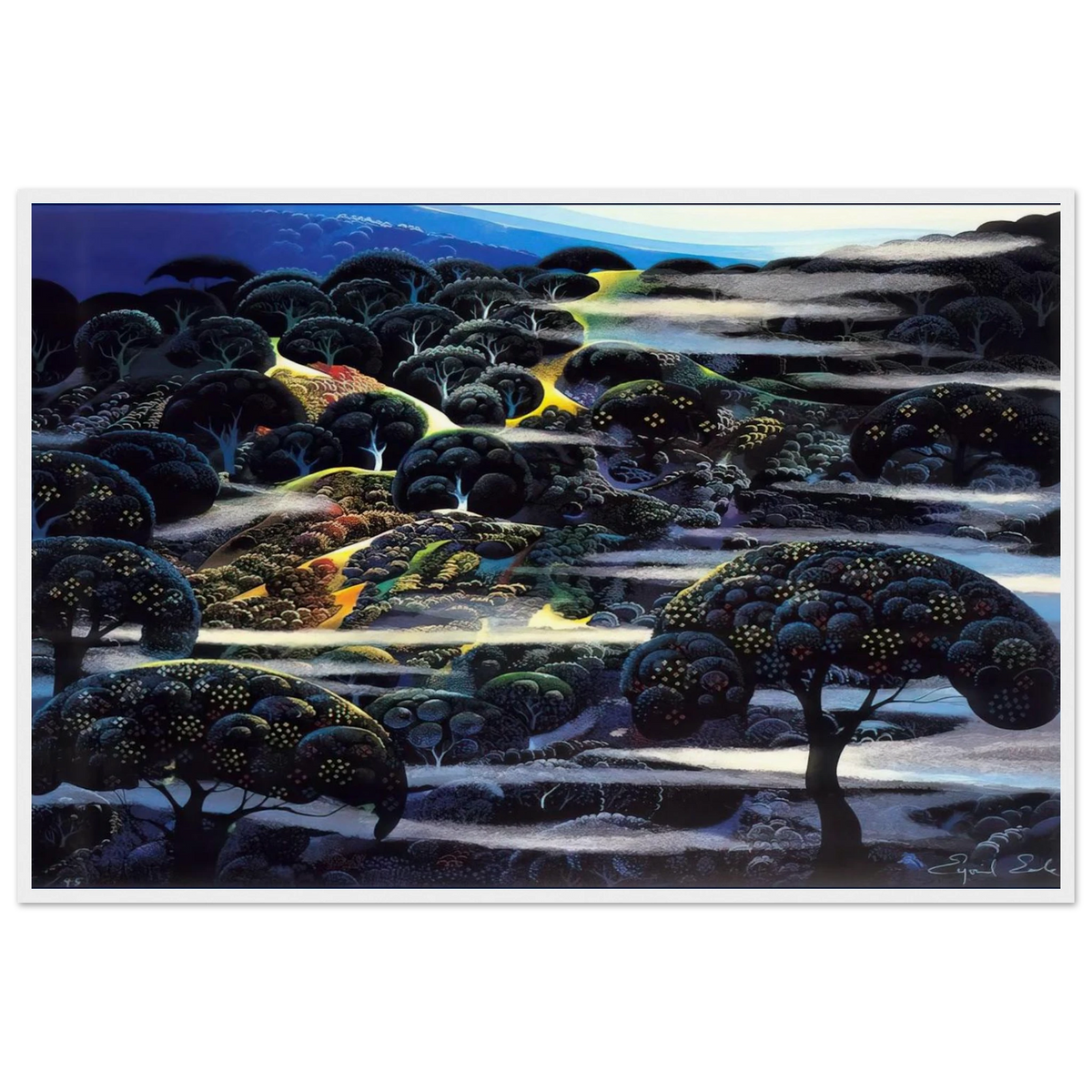 Garden of Eden Framed Poster | Eyvind Earle Framed Prints Wall Art | Eyvind Earle Prints