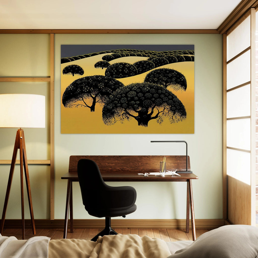 Santa Ynez Oaks Poster | Eyvind Earle Poster | Eyvind Earle Prints