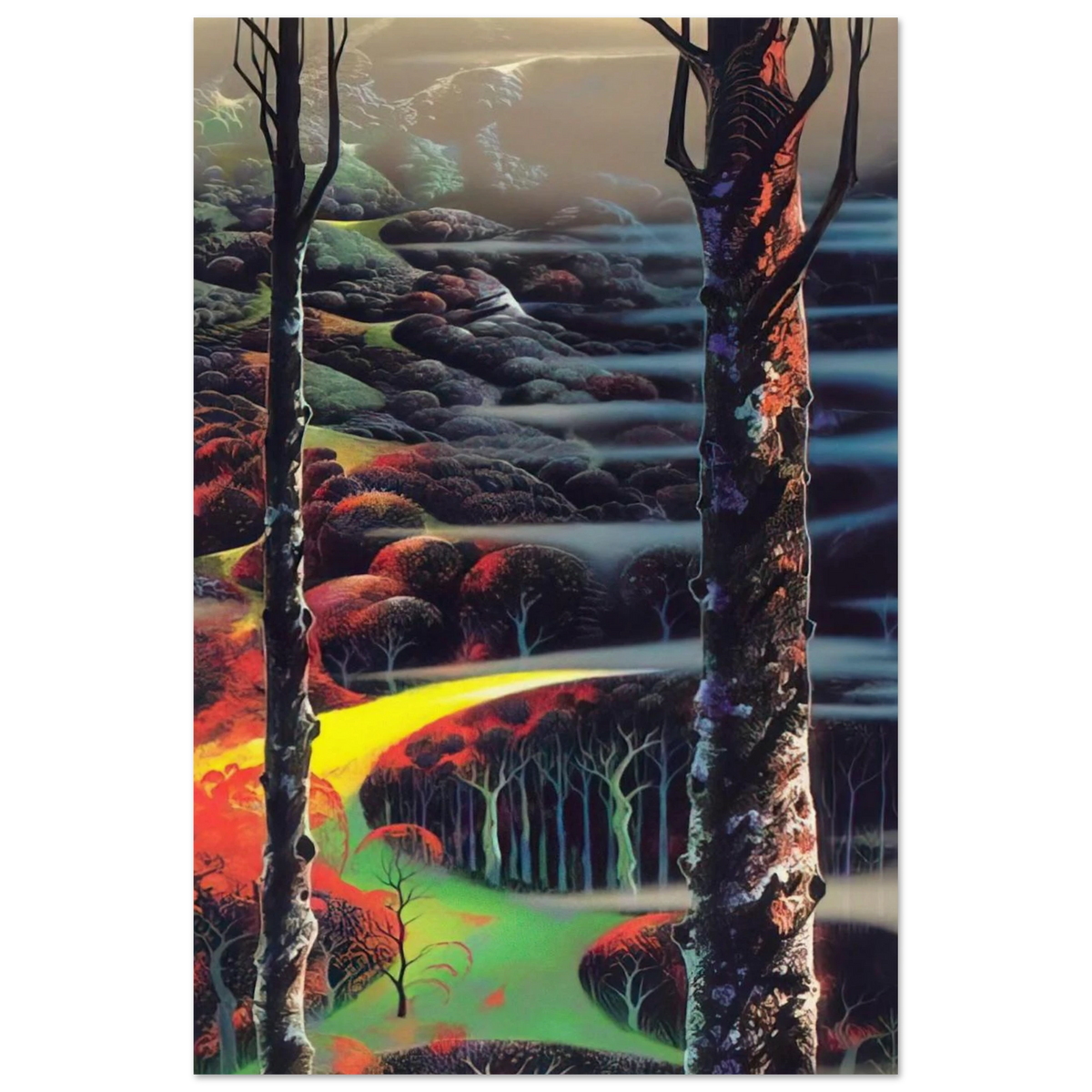 A Touch of Autumn Poster | Eyvind Earle Poster | Eyvind Earle Prints