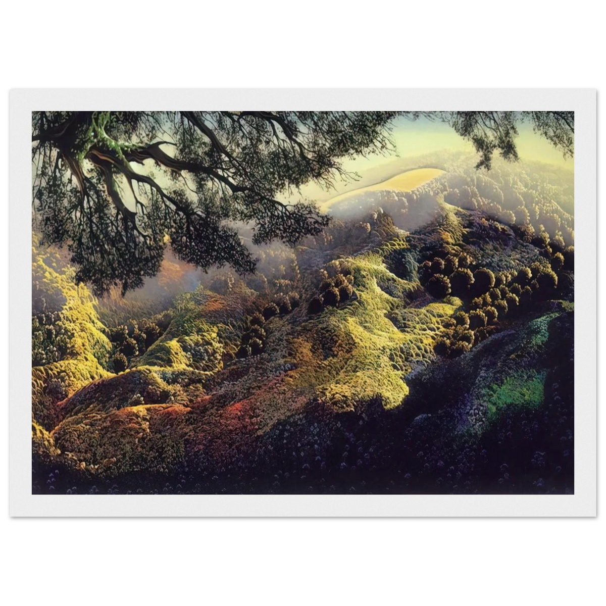 Paradise Framed Poster | Eyvind Earle Framed Prints Wall Art | Eyvind Earle Prints
