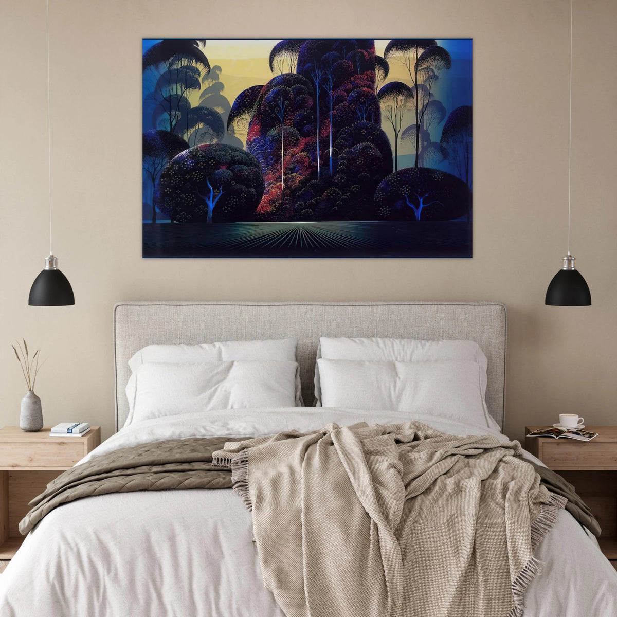 Mendocino Poster | Eyvind Earle Poster | Eyvind Earle Prints