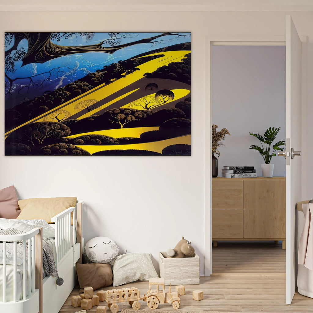 Gaviota Pass Poster | Eyvind Earle Poster | Eyvind Earle Prints