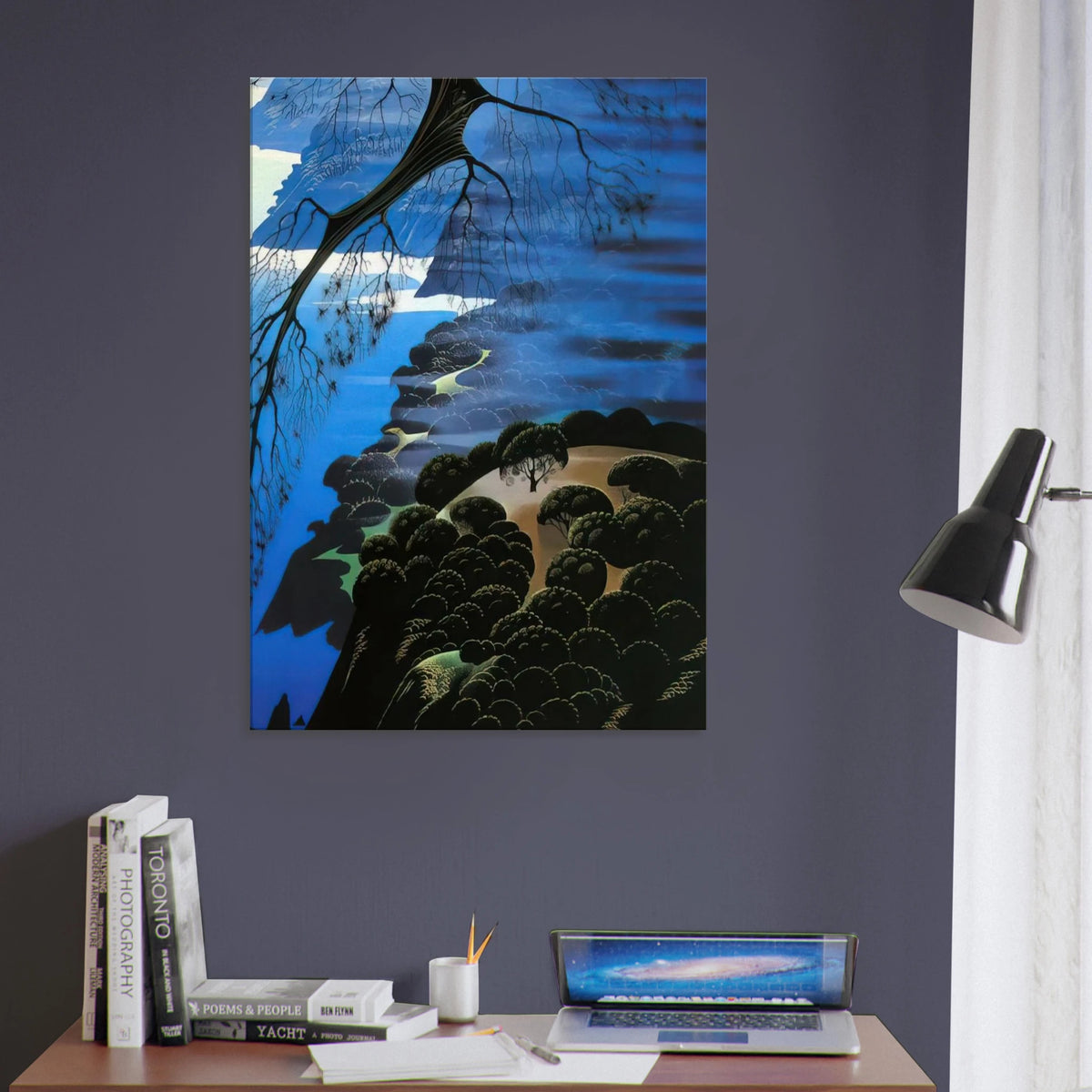 Mystical Coastline Canvas | Eyvind Earle Canvas | Eyvind Earle Prints