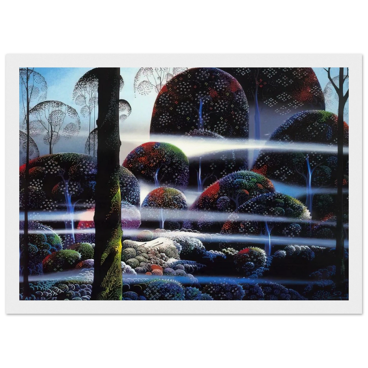 Beyond Paradise Framed Poster | Eyvind Earle Framed Prints Wall Art | Eyvind Earle Prints