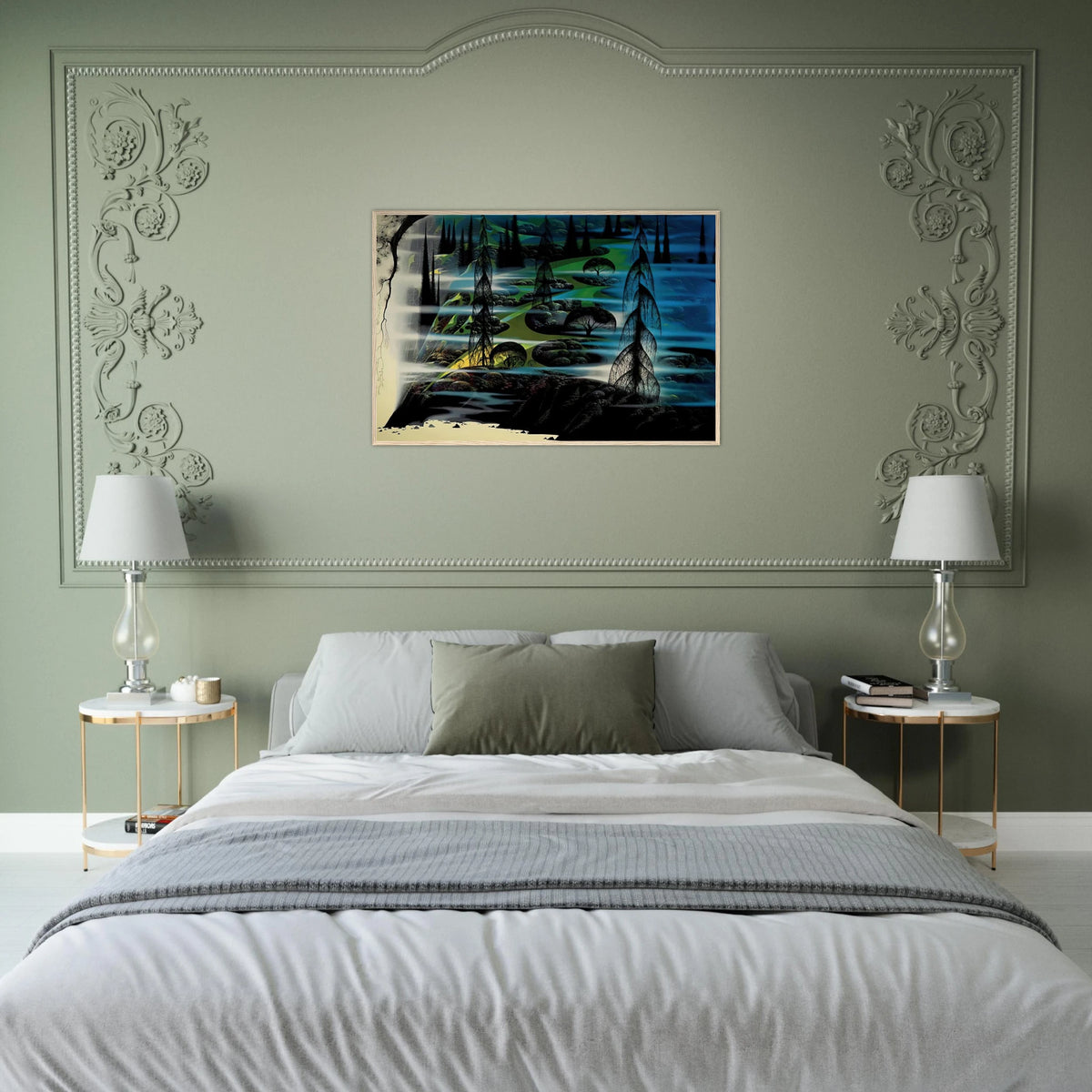 Beauty Beyond Believing Framed Poster | Eyvind Earle Framed Prints Wall Art | Eyvind Earle Prints