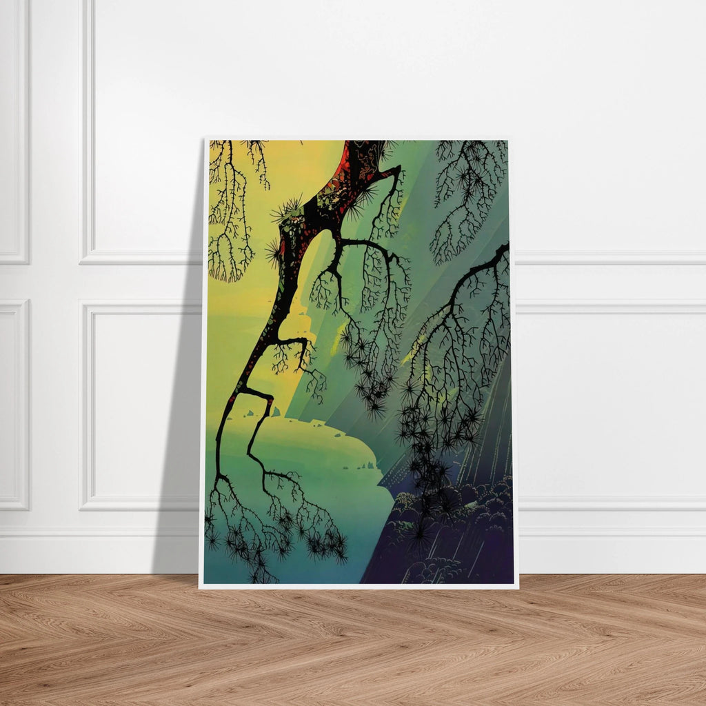 Fog Mist Framed Poster | Eyvind Earle Framed Prints Wall Art | Eyvind Earle Prints