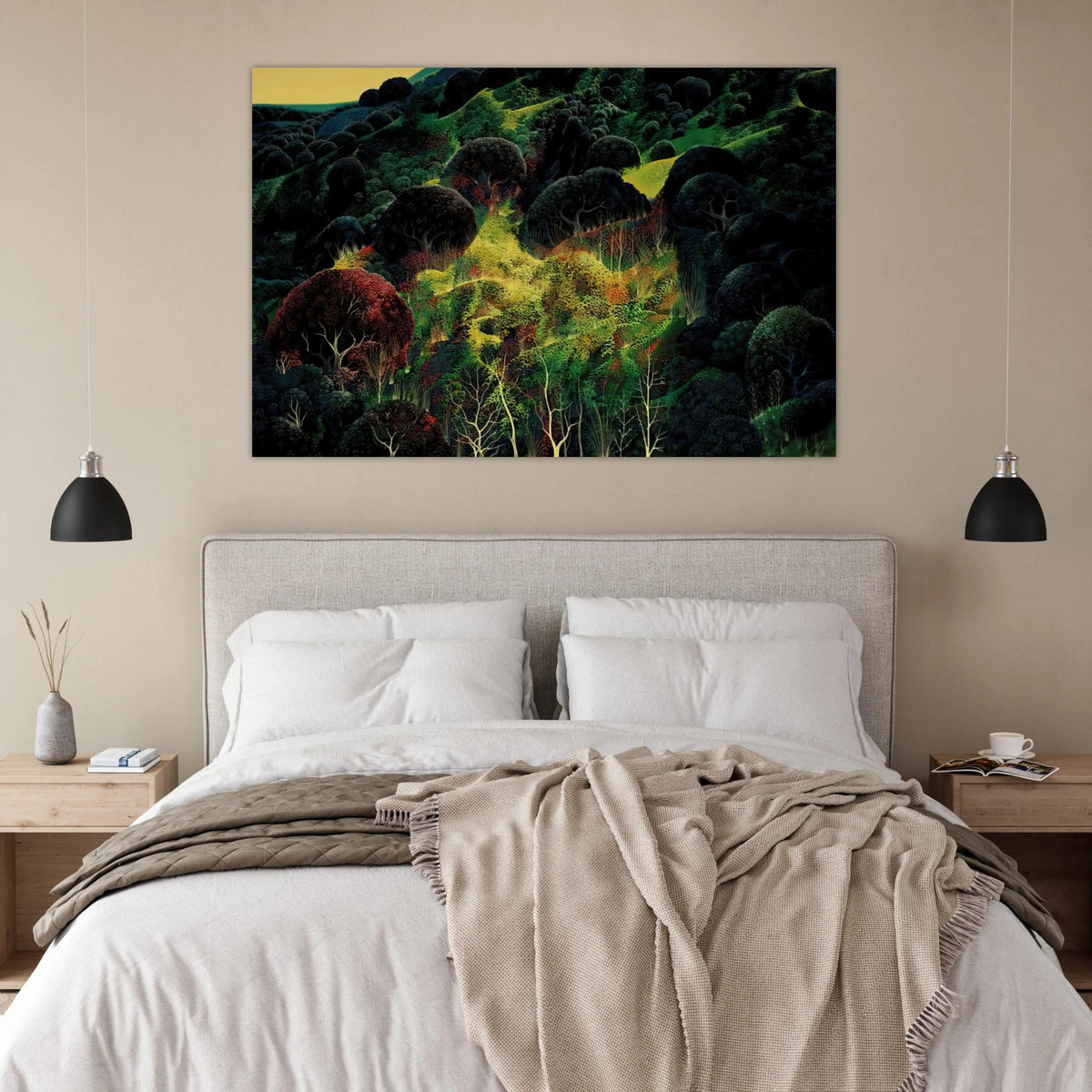 Autumn Fields Poster | Eyvind Earle Poster | Eyvind Earle Prints