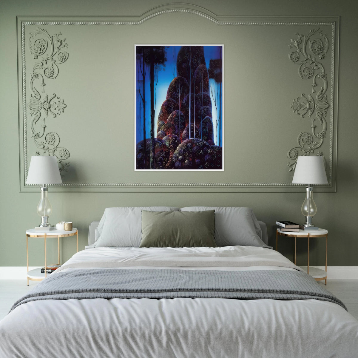 Tall Trees Framed Poster | Eyvind Earle Framed Prints Wall Art | Eyvind Earle Prints
