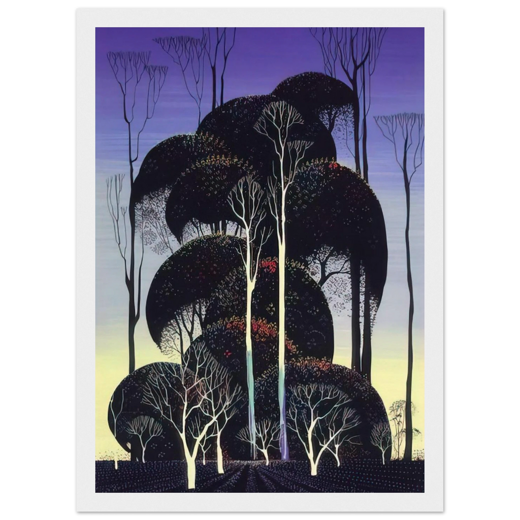 Forest Arabesque Framed Poster | Eyvind Earle Framed Prints Wall Art | Eyvind Earle Prints