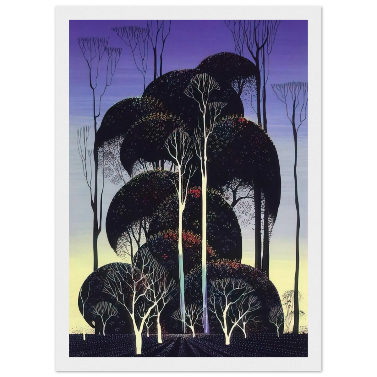 Forest Arabesque Framed Poster | Eyvind Earle Framed Prints Wall Art | Eyvind Earle Prints