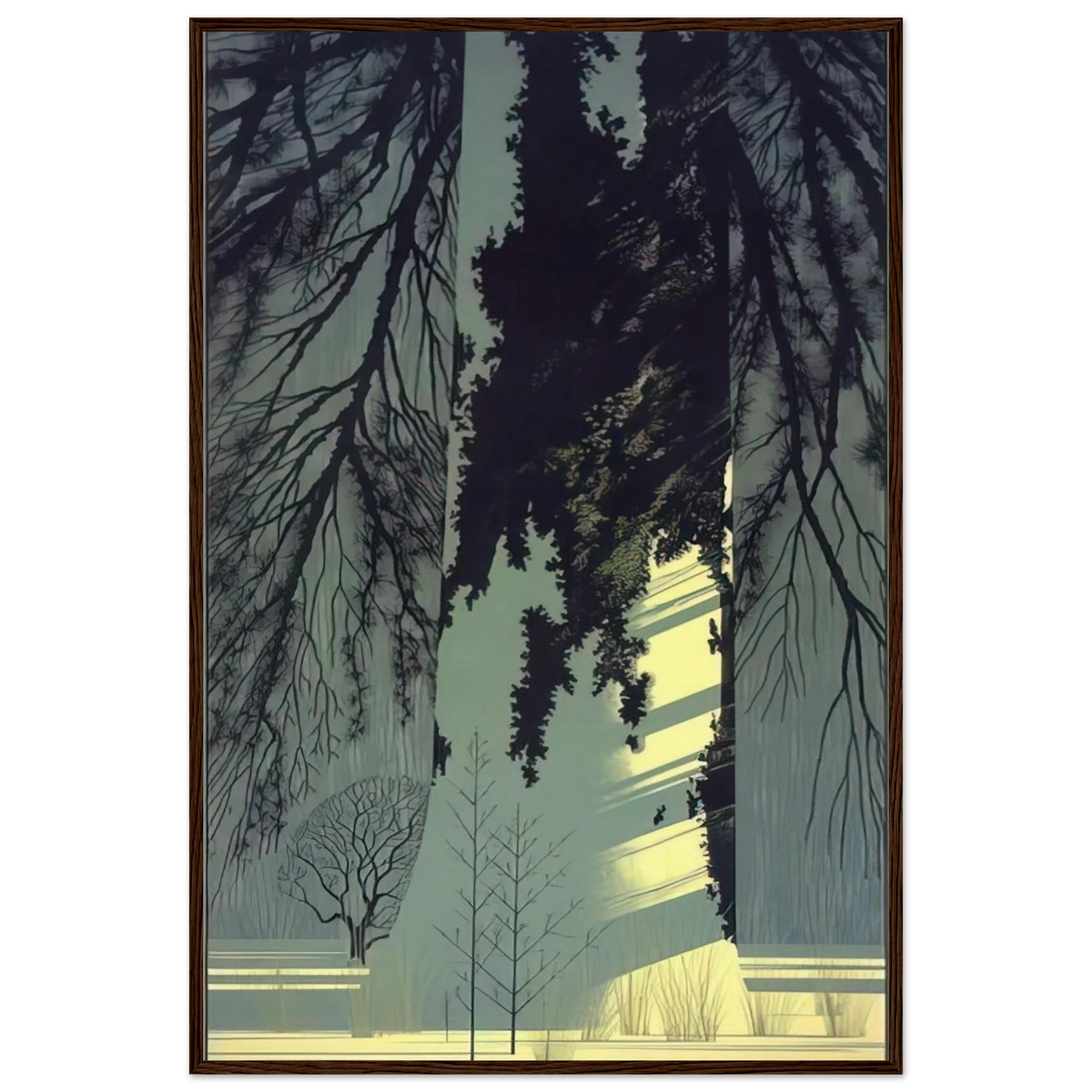Snow White Framed Poster | Eyvind Earle Framed Prints Wall Art | Eyvind Earle Prints