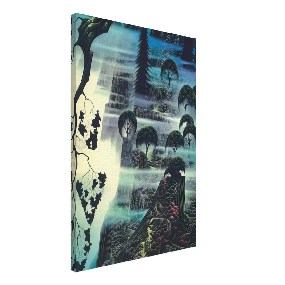 Surf Wind and Fog Canvas | Eyvind Earle Canvas | Eyvind Earle Prints