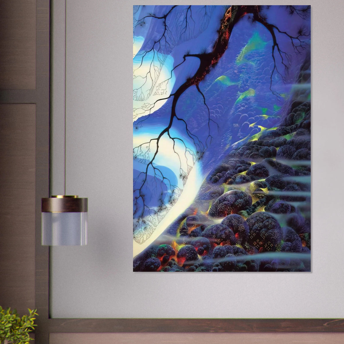 Mystical Big Sur Poster | Eyvind Earle Poster | Eyvind Earle Prints