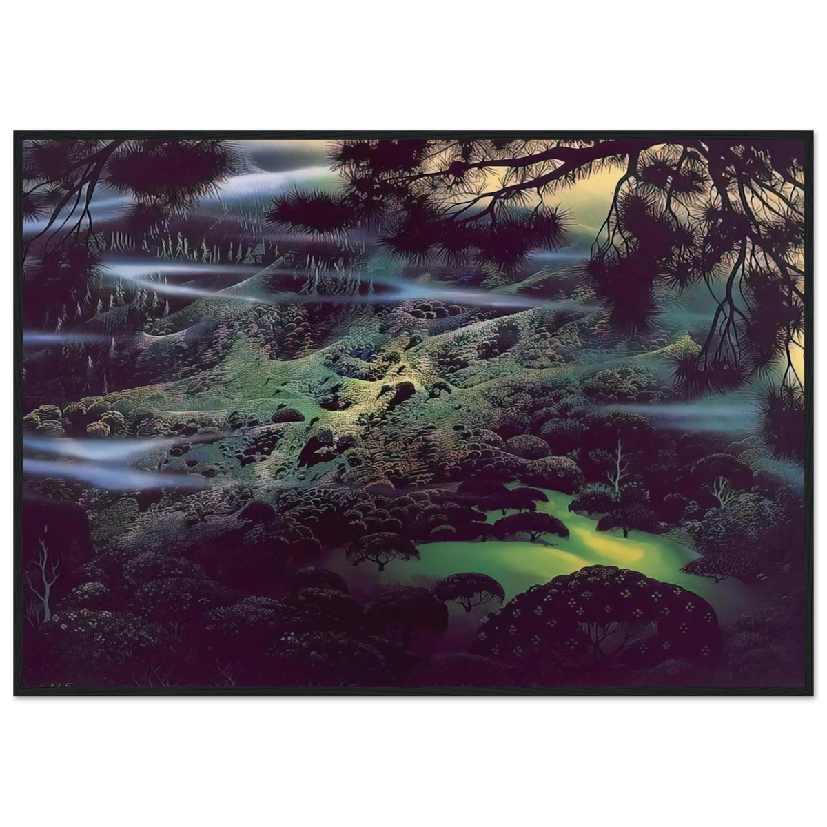 Symphonic Fantasy Framed Poster | Eyvind Earle Framed Prints Wall Art | Eyvind Earle Prints
