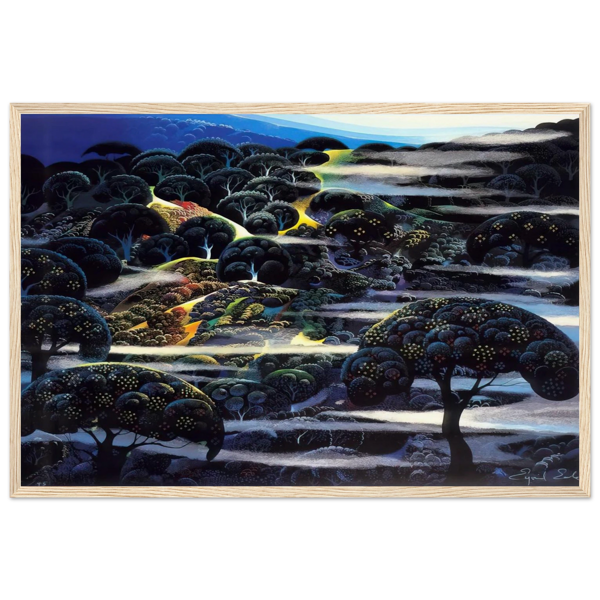 Garden of Eden Framed Poster | Eyvind Earle Framed Prints Wall Art | Eyvind Earle Prints