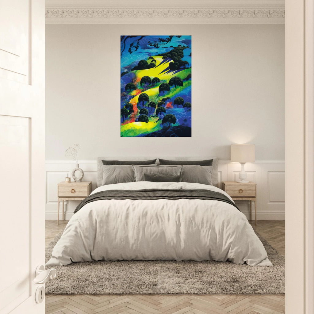 Fading Sunset Flame Canvas | Eyvind Earle Canvas | Eyvind Earle Prints