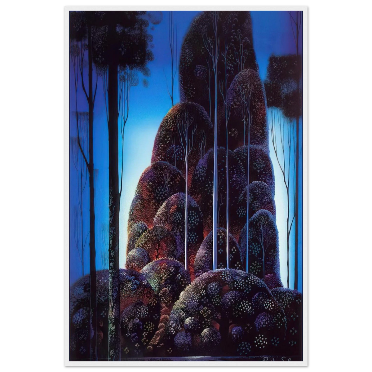 Tall Trees Framed Poster | Eyvind Earle Framed Prints Wall Art | Eyvind Earle Prints