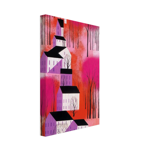 Autumn Sunset Canvas | Eyvind Earle Canvas | Eyvind Earle Prints