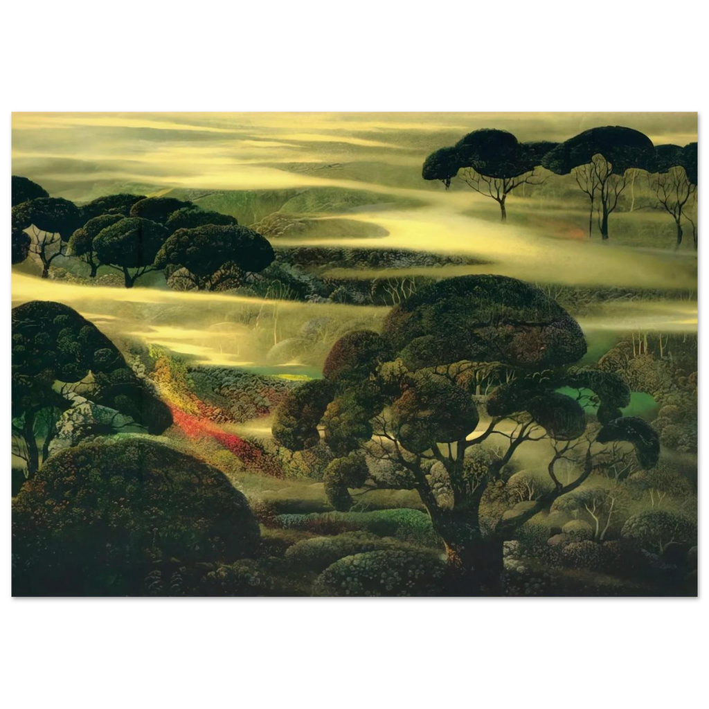 Forest in Fog Poster | Eyvind Earle Poster | Eyvind Earle Prints