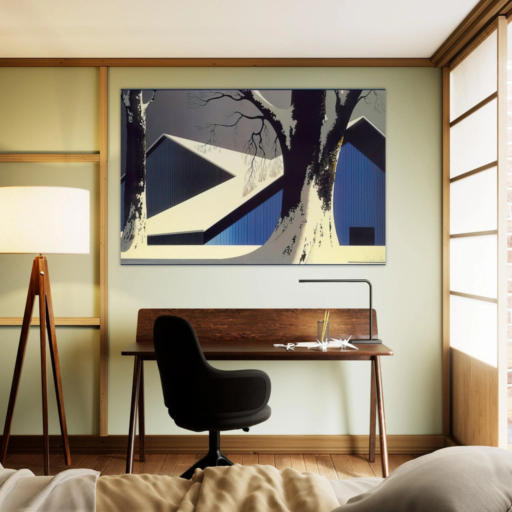 Winter Quiet Poster | Eyvind Earle Poster | Eyvind Earle Prints