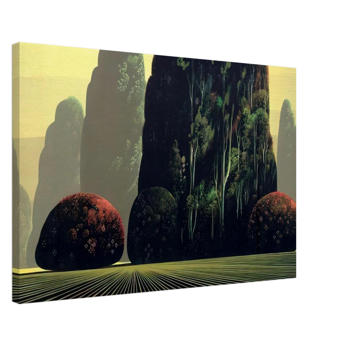 Autumn Eucalyptus Canvas | Eyvind Earle Canvas | Eyvind Earle Prints