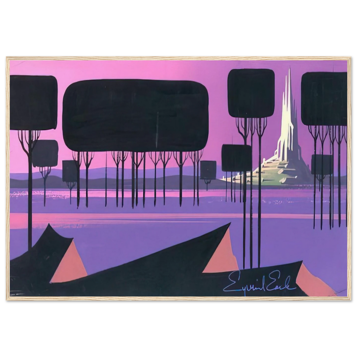 Sleeping Beauty Framed Poster | Eyvind Earle Framed Prints Wall Art | Eyvind Earle Prints