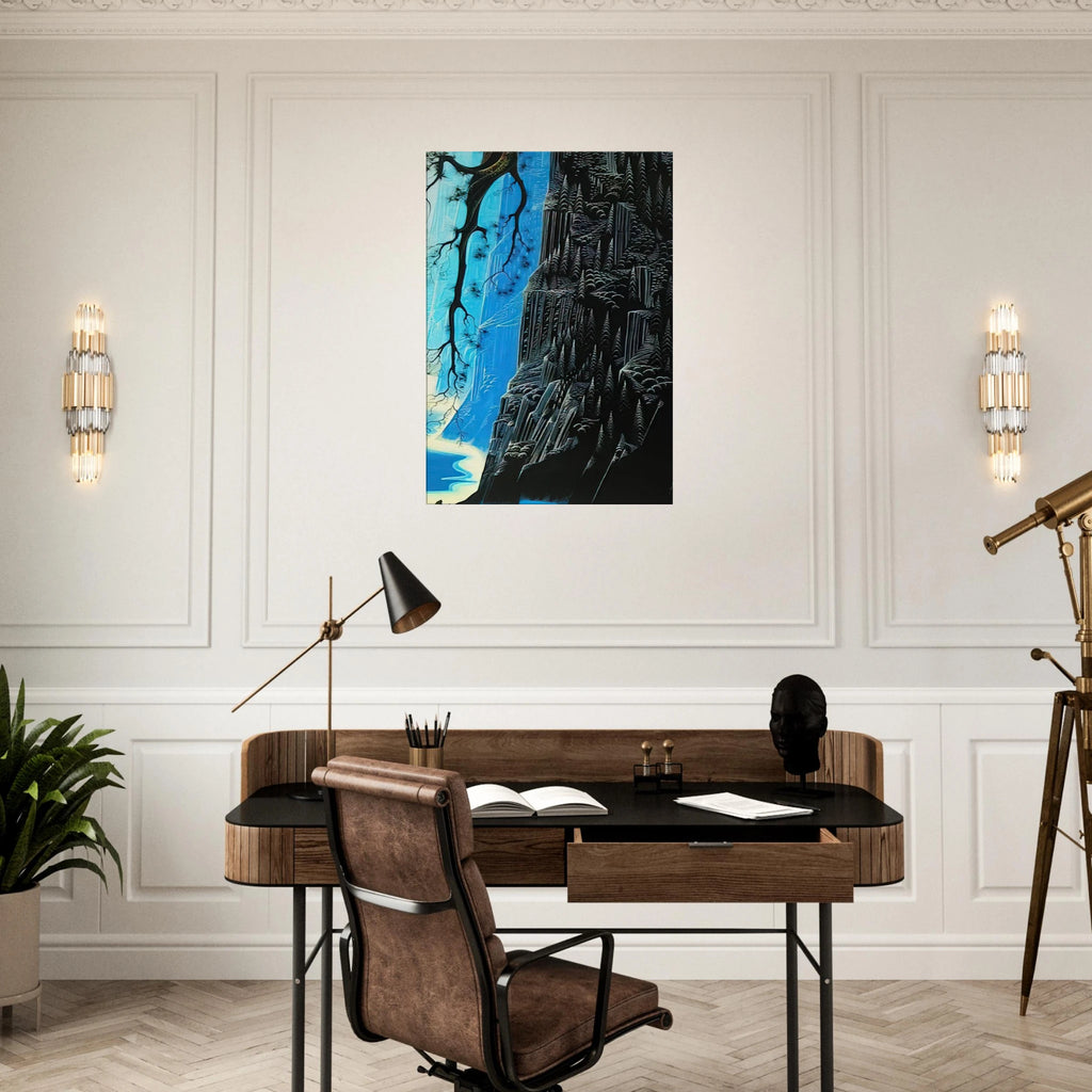 Cliffs Ascending Canvas | Eyvind Earle Canvas | Eyvind Earle Prints