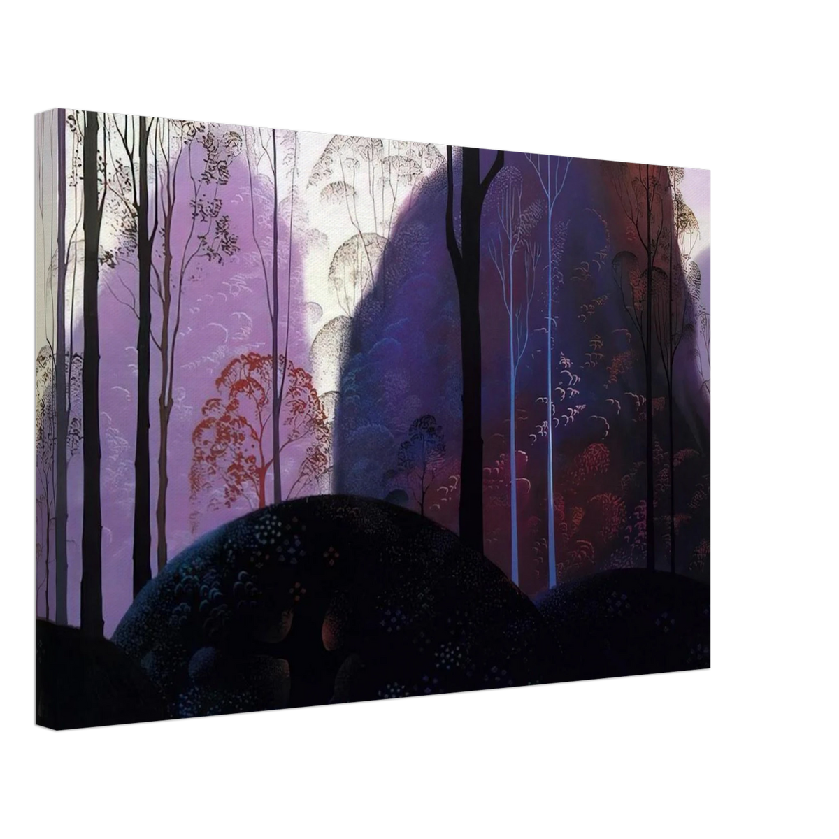 Mauve Redand Purple Canvas | Eyvind Earle Canvas | Eyvind Earle Prints