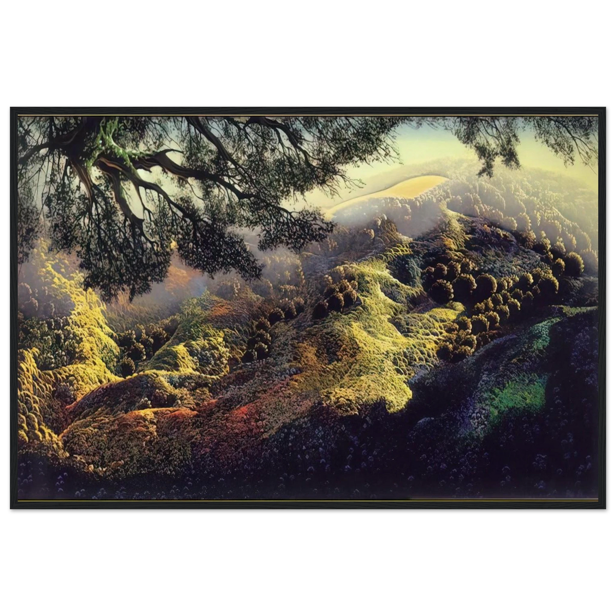 Paradise Framed Poster | Eyvind Earle Framed Prints Wall Art | Eyvind Earle Prints