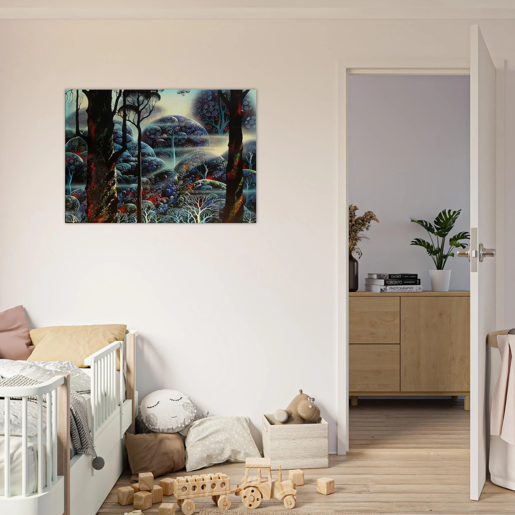 Mist in the Dark Woods Canvas | Eyvind Earle Canvas | Eyvind Earle Prints