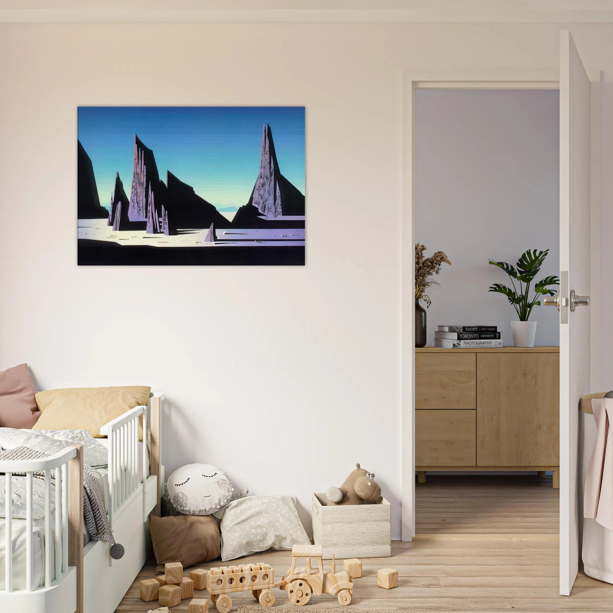 Desert Rocks Canvas | Eyvind Earle Canvas | Eyvind Earle Prints