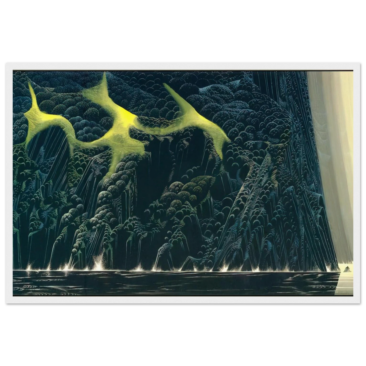 Out of the Sea Framed Poster | Eyvind Earle Framed Prints Wall Art | Eyvind Earle Prints