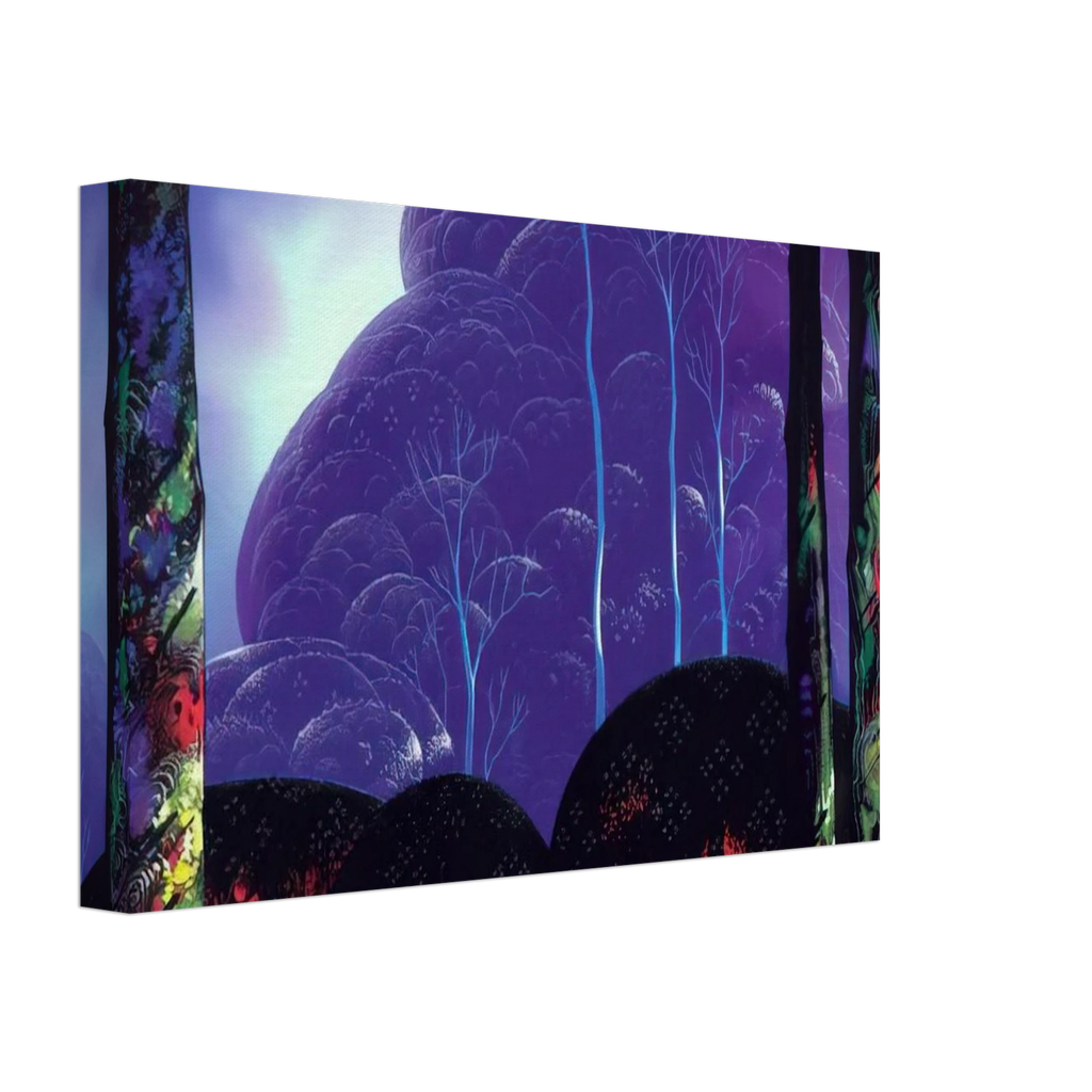 Purple Sunset Canvas | Eyvind Earle Canvas | Eyvind Earle Prints