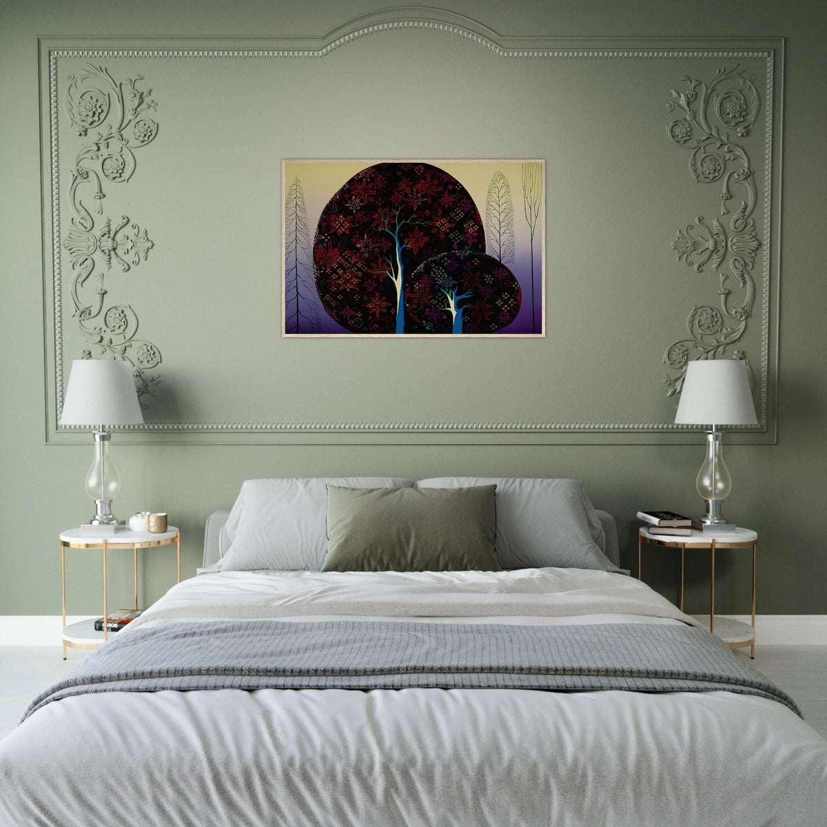 A Tree Poem Framed Poster | Eyvind Earle Framed Prints Wall Art | Eyvind Earle Prints