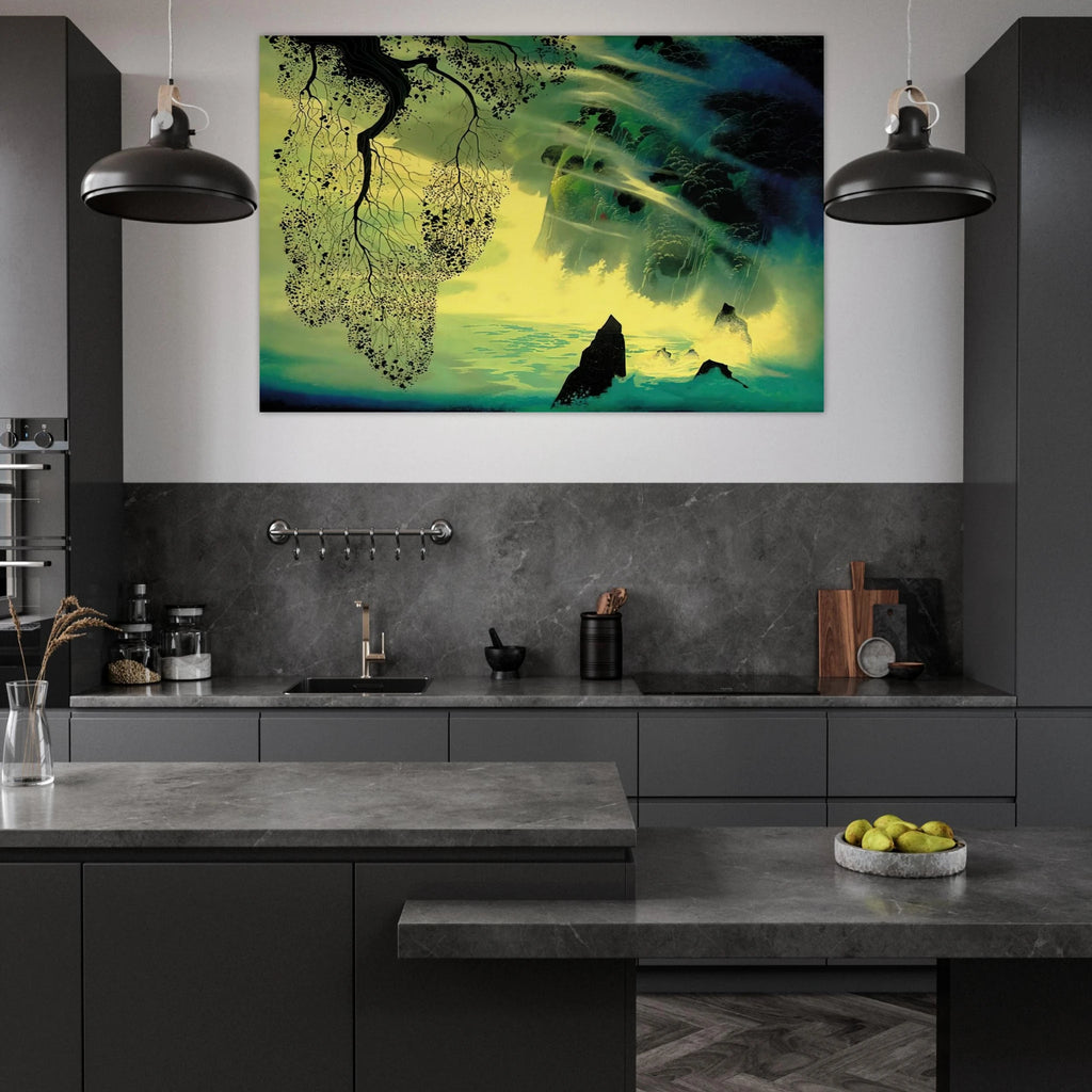 A Swirl of Fog Poster | Eyvind Earle Poster | Eyvind Earle Prints