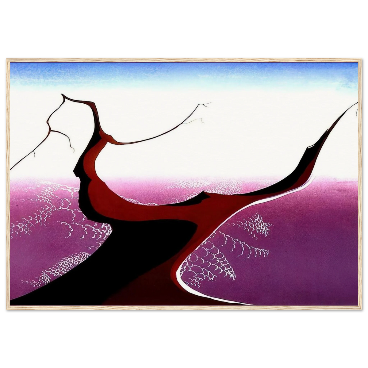 Desert Tree Framed Poster | Eyvind Earle Framed Prints Wall Art | Eyvind Earle Prints