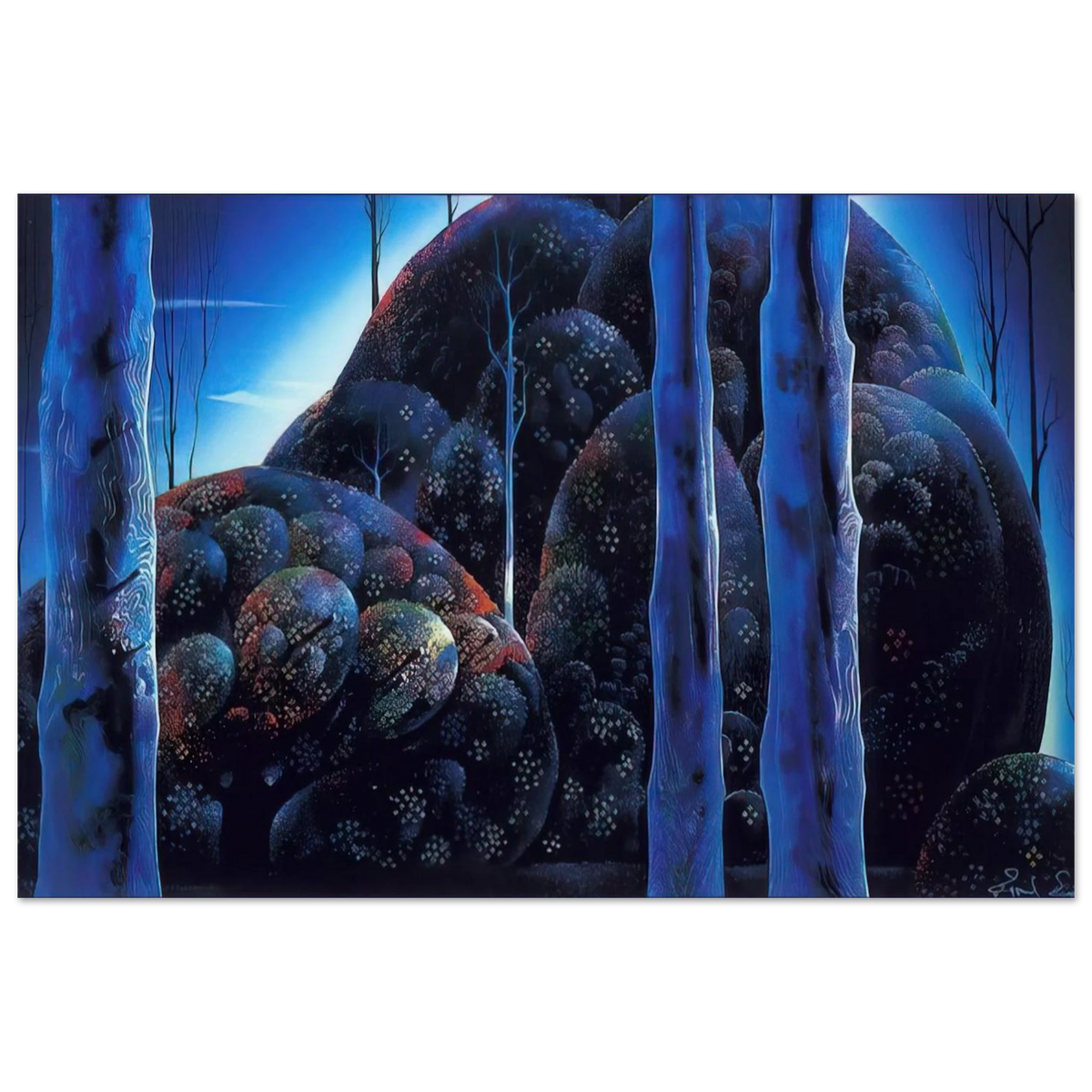 Moonlit Eucalyptus Poster | Eyvind Earle Poster | Eyvind Earle Prints