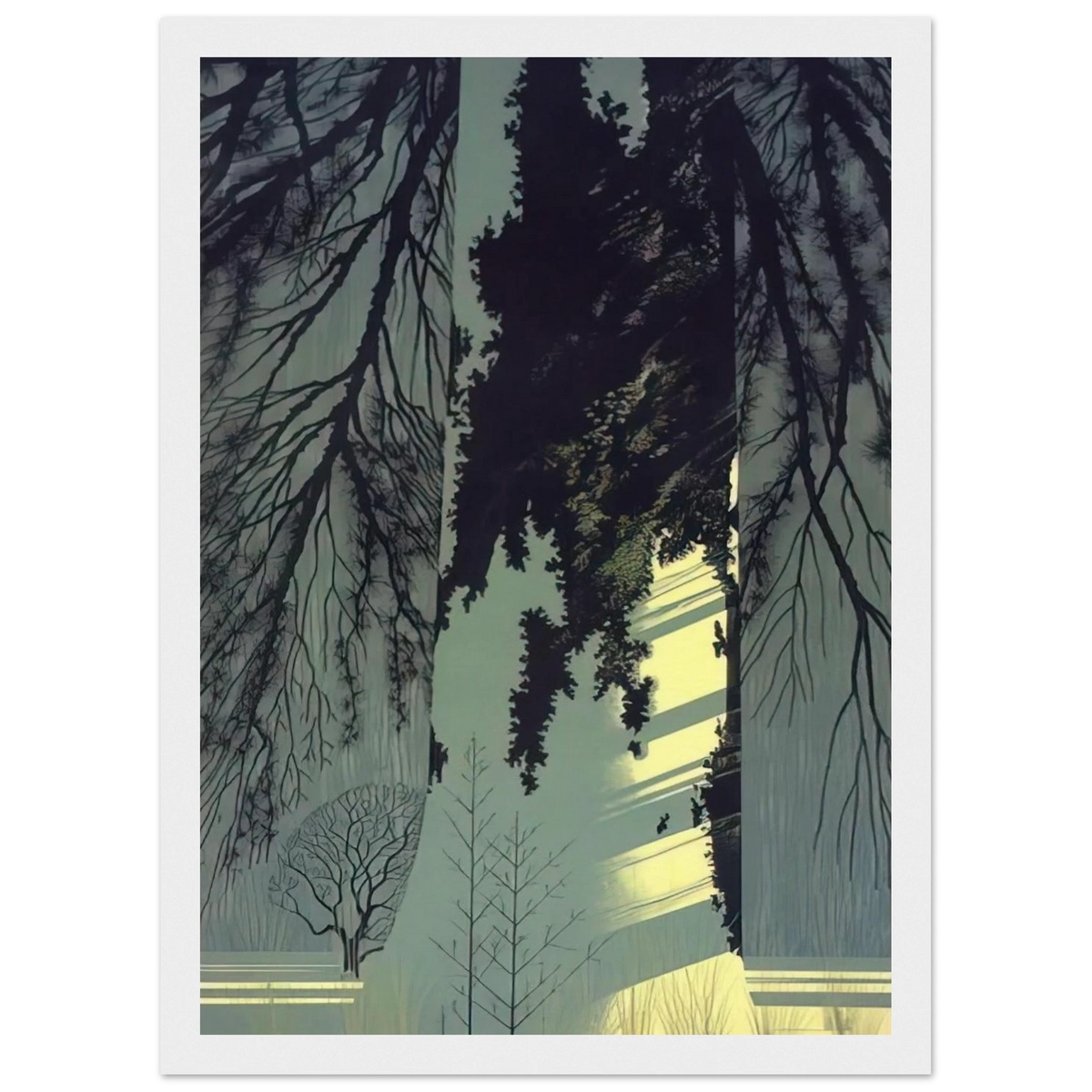 Snow White Framed Poster | Eyvind Earle Framed Prints Wall Art | Eyvind Earle Prints
