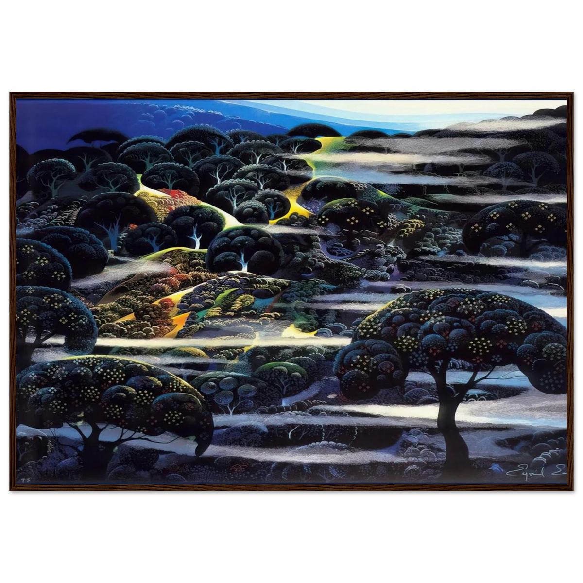 Garden of Eden Framed Poster | Eyvind Earle Framed Prints Wall Art | Eyvind Earle Prints