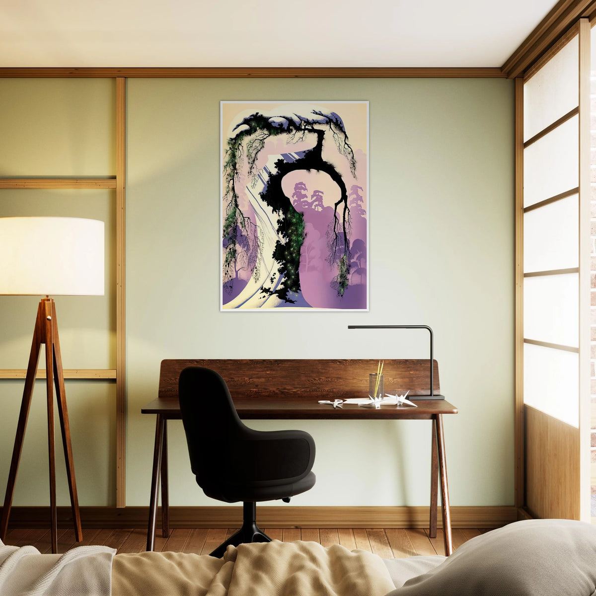 Norway Pine Framed Poster | Eyvind Earle Framed Prints Wall Art | Eyvind Earle Prints