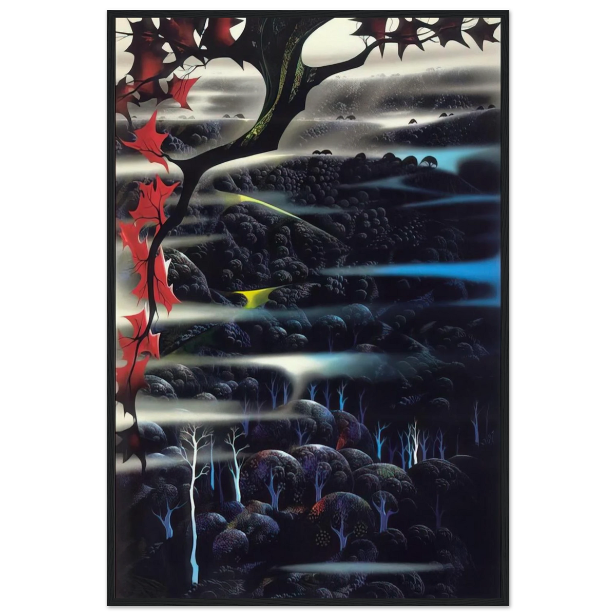 Into the Forest Framed Poster | Eyvind Earle Framed Prints Wall Art | Eyvind Earle Prints