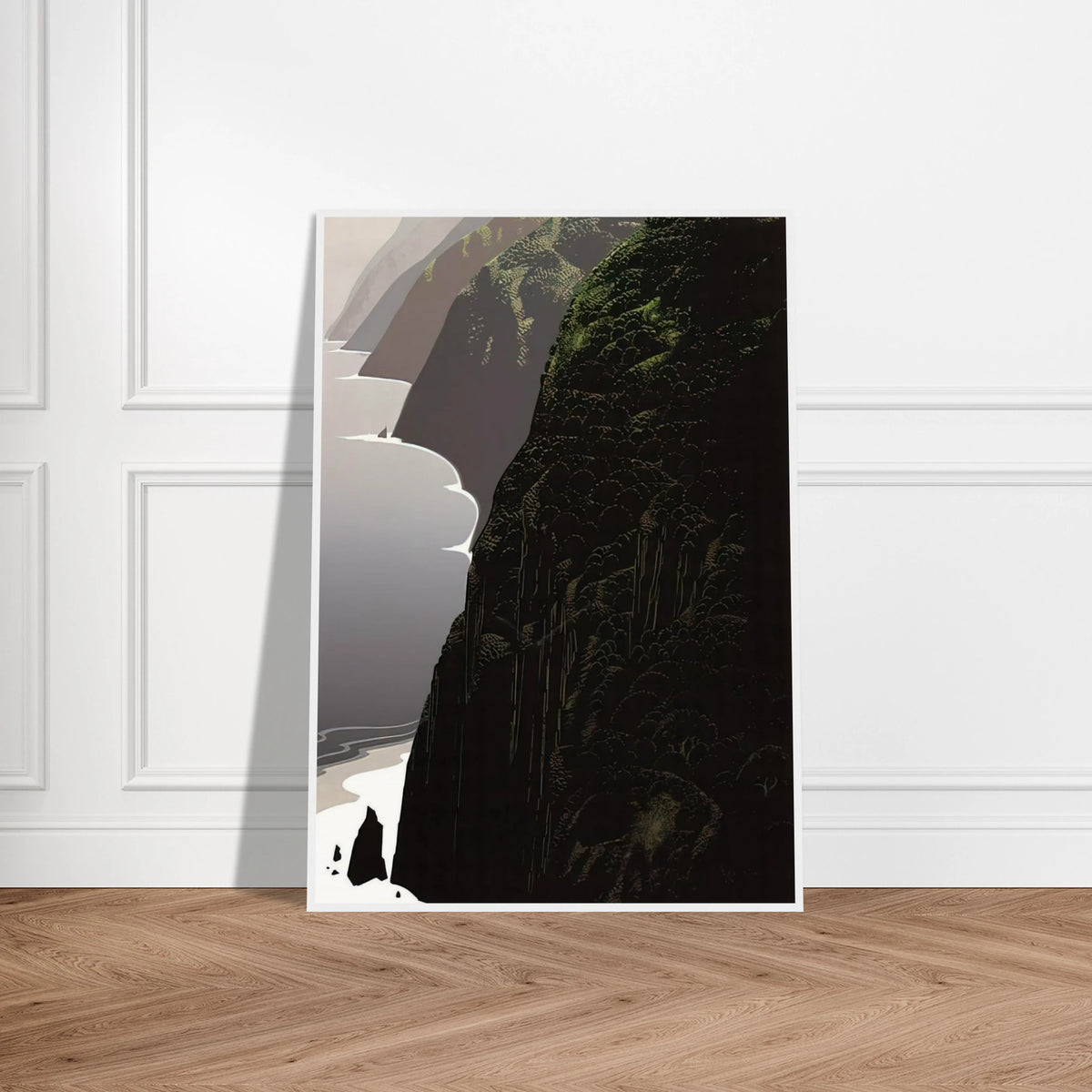 Big Sur Coastline Framed Poster | Eyvind Earle Framed Prints Wall Art | Eyvind Earle Prints