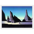 Desert Rocks Framed Poster | Eyvind Earle Framed Prints Wall Art | Eyvind Earle Prints