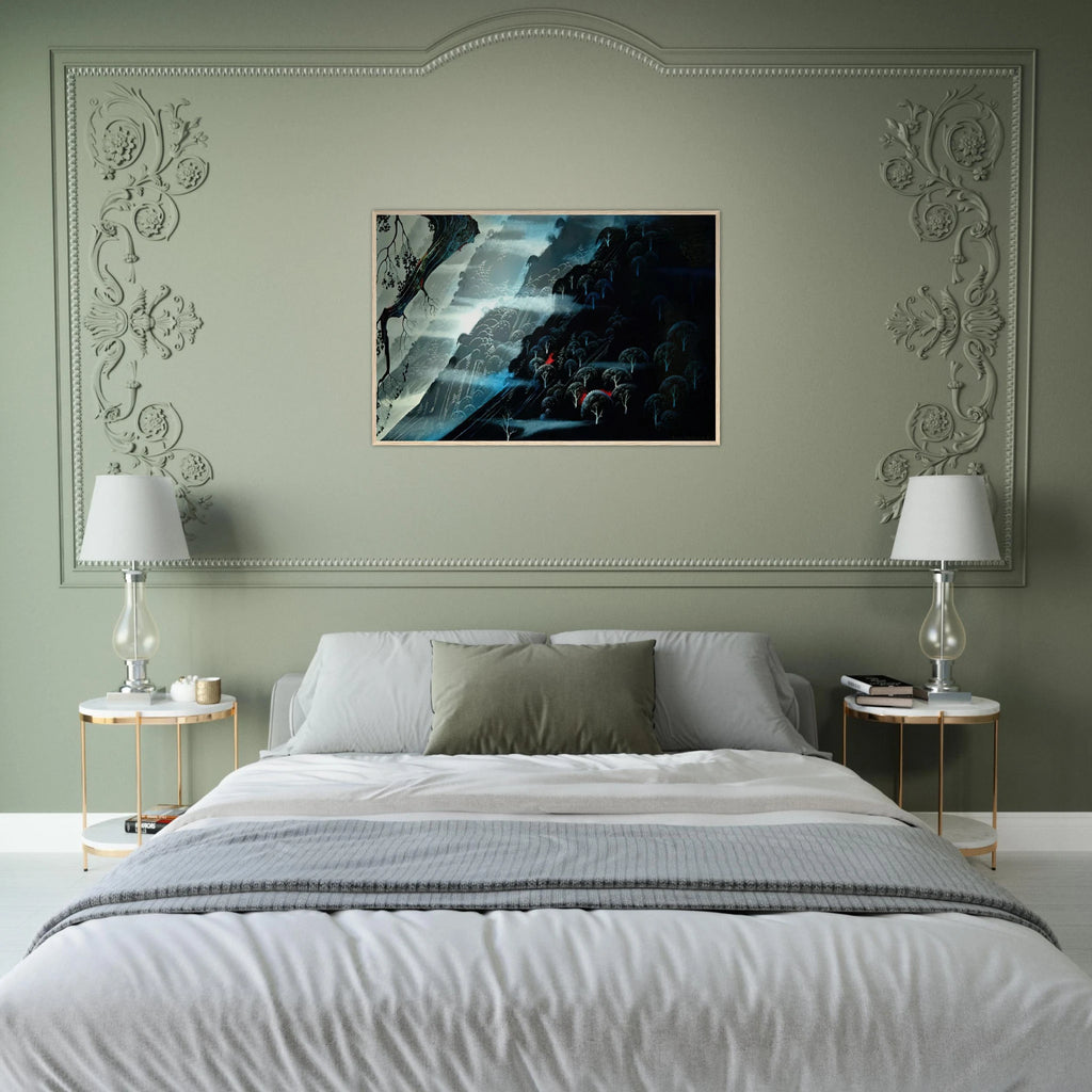 Coastline Fogl Framed Poster | Eyvind Earle Framed Prints Wall Art | Eyvind Earle Prints