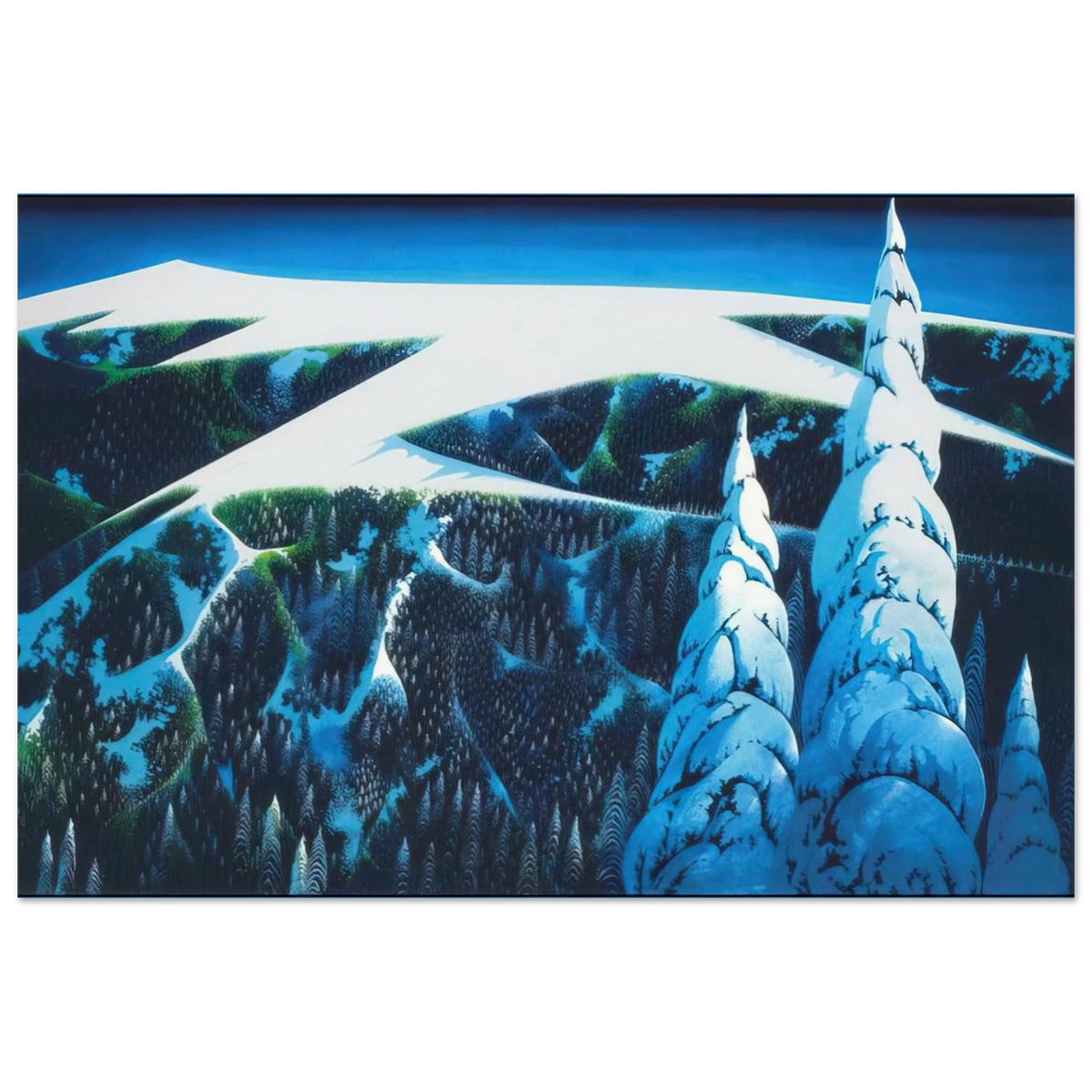 Sangre De Cristo Range Poster | Eyvind Earle Poster | Eyvind Earle Prints